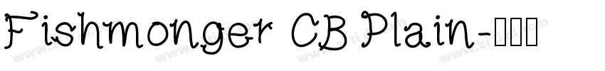 Fishmonger CB Plain字体转换